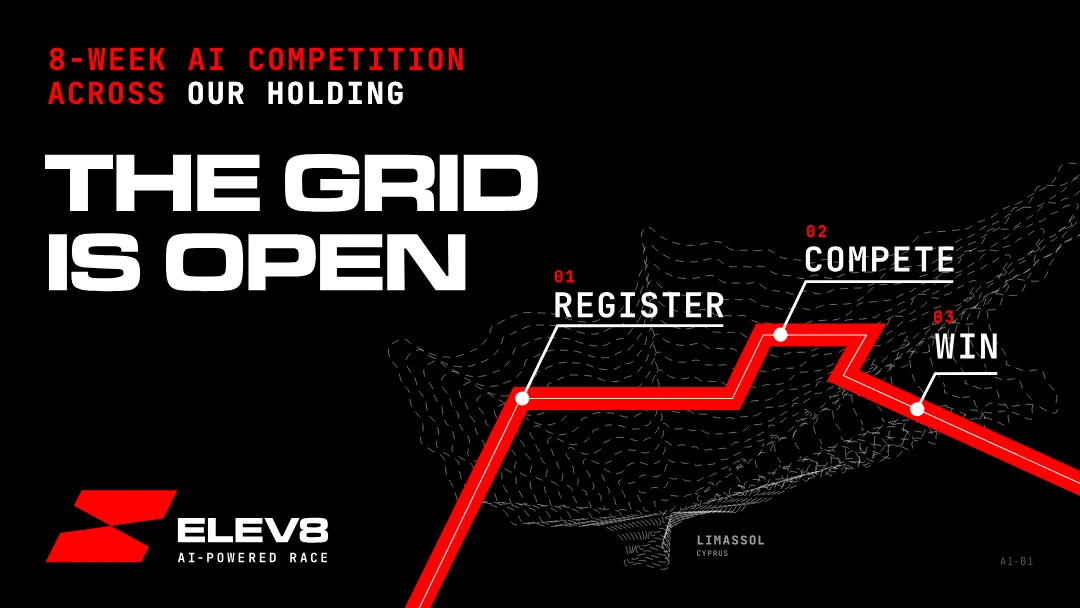 ELEV8 RACE — AI-Powered Marathon. The grid is open.